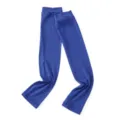 Close-up of solid blue modal sun protection ice sleeves, showing soft fabric texture. - Klein Blue