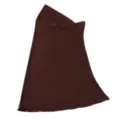 Dark brown elastic mesh head cover detail shot, breathable and lightweight fabric material. - Latte Coffee