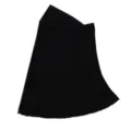 Black mesh headscarf detail view, elastic hair cover breathable fabric texture shot - Eternal Black