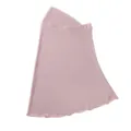 Solid color elastic mesh pull-on headscarf, breathable candy color hijab cap detail view. - Lotus Root Pink