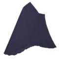 Hijab elasticizzato da infilare tinta unita foulard islamico comodo per uso quotidiano - 18# Blu Nebbia