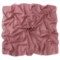 Solid color pearl chiffon square scarf detail shot, showcasing elegant fabric texture. - Peach Blossom Pink