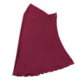 Solid color stretchy mesh slip-on headscarf detail view, lightweight and breathable material. - Cloud Ink Purple