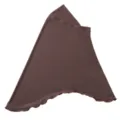 Vista dettagliata di un hijab elastico in tinta unita marrone scuro, tessuto morbido. - 23# Kaki Grigio