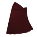 Solid color elastic mesh headscarf detail view, breathable and lightweight fabric design for daily wear. - Tangerine Red