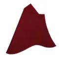 Vista di dettaglio ravvicinata della trama del tessuto hijab elastico e cuciture pulite. - 44# Rosso Vivo