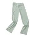 Close-up detail of soft modal sun protection arm sleeves in light green, breathable fabric. - Mint Green