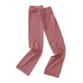 Detail shot of solid pink modal arm sleeves, showcasing soft fabric texture and fine stitching. - Begonia Pink