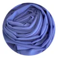 Solid color pearl chiffon hijab, soft long scarf for women, elegant purple head wrap. - 13#