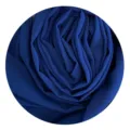 Dark blue chiffon fabric texture detail, soft material with elegant draped folds. - 18#