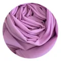 Close-up detail of light purple chiffon hijab fabric, soft texture draped neatly. - 23# Yellow