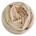 Close up of solid color chiffon hijab scarf, soft texture, elegant drape detail fabric view - Code 28