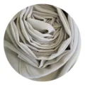 Close-up detail of soft beige chiffon hijab fabric texture, elegant solid color scarf fold. - 34#