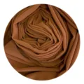 Brown chiffon hijab, solid color pearl chiffon long scarf, soft comfortable head wrap. - 38#