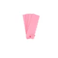 Set di 4 raschietti per torta rosa pettine ondulato lisciante glassa utensili da forno - Set di 4 Raschietti a Pettine Rosa