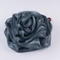 Esponja de baño de malla gris oscura, gran puf de ducha suave para una espuma rica y suave. - Azul Oro