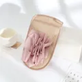 Peeling Duschschwamm Handschuh mit rosa Netz-Puff, doppelseitiger Körperreiniger für die Dusche. - Rosa