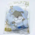 Niedlicher Cartoon Baby Badeschwamm weicher Kleinkind Duschhandschuh blaues Hundedesign - Hellblau
