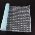 Exfoliating bath mesh towel long sauna scrubber body cleansing shower wash cloth tool - Light Blue