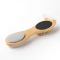 Lima de pie de madera 4 en 1 y cepillo para eliminacion de callos y cuidado de pies - Estilo Cuatro en Uno N.º 2
