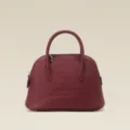 Sac à main dôme en cuir croco rouge, élégant sac porté épaule pour femme tendance - Rouge Ancorra