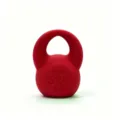 Ciondolo kettlebell in acrilico rosso perline per gioielli fai da te portachiavi materiale borsa - Rosso