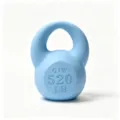 Perlina ciondolo kettlebell azzurro dettaglio, accessorio per gioielli fatti a mano DIY. - Blu