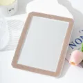 Rhinestone makeup mirror desk vanity mirror portable cosmetic glass mirror sparkling chic - 17.5*13.2cm / Champagne Gold