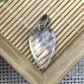 Faceted heart crystal pendant gemstone necklace DIY jewelry accessory clear quartz charm - Pendant Only (Without Chain) / 12x21mm / Opal