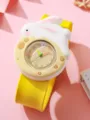 Kids cute cartoon rabbit slap watch silicone band quartz watch kids toy gift - Yellow Strap (GS2512-332-01) / Yellow