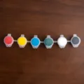 6 color children painting pigment set, washable art watercolor paint pots for kids main - 6-Color Pigment Set