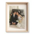 Wooden photo frame for table display, natural wood grain picture frame for memories. - 5 Inch (Inner Size 8.9x12.7cm) / Grey Wood Grain