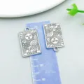 Antique silver tarot card pendant, The Sun tarot charm for DIY jewelry making and crafting. - The Sun Tarot (28850) / 1 Piece/Pack (23x14mm) / Antique Silver