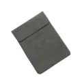 Dark Grey Leather Laptop Sleeve Case Compatible with 14 Inch Notebook and Tablet Protection - 13.3 Inch / Black
