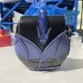Halloween gothic bat dragon wing cross-body shoulder bag black blue contrast fashion purse - Black and Blue