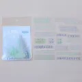 PET transparent waterproof journal stickers inspirational quotes DIY stationery pack 40pcs - Ocean of Life