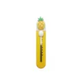 Schattig mini ananas mesje, gele draagbare pakketopener voor kantoorartikelen en knutselen. - Ananas