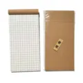 Kraft paper grid notepad mini portable tearable memo pad pocket notebook planner stationery - Grid Inner Pages
