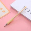 Morandi retractable gel pen cute student press pen yellow stationery office writing tool - Yellow