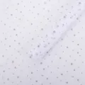 Papier de soie étoile et lune variante, emballage floral et matériel pour bouquet DIY. - Fond Blanc avec Impression Grise