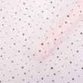 Papier de soie rose avec étoiles et lune pour emballage cadeau, fleurs et loisirs créatifs. - Fond rose + noir