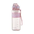 Grosse Plastik Trinkflasche mit Teesieb und Trageriemen fur Sport Outdoor und Alltag. - Rosa