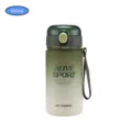 Portable frosted plastic water bottle 620ml gradient green sports straw cup for gym outdoor - 620ml / Green
