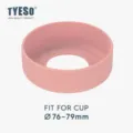 Tyeso siliconen kopjes beschermhoes voor 76-79mm bekers roze antislip bodemhuls - Diameter 76-79mm / Kersenbloesem Roze