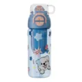 Jolie bouteille d'eau pour enfants gourde portable d'extérieur style mignon pour les étudiants - Bleu ciel