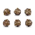 Cuentas de resina de mariposa pesadas para joyería DIY y accesorios de decoración de bolígrafos. - 22mm (1 Pieza) / Gris