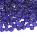 Purple flatback rhinestones for nail art DIY crafts sparkling diamond gems crystal stones. - Gentian Purple