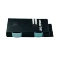 Detail view of gradient handlebar tape for road bike, comfortable and shockproof design. - Light Blue Boxed