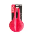 Ergonomic bicycle saddle with honeycomb breathable design, comfortable cushion for mtb. - Regular Fit / Medium Red