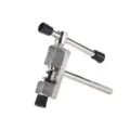 Bicycle chain breaker tool, durable metal mountain bike repair tool with black handle. - Silver Chain Breaker